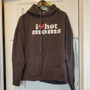 Brown Hoodie with Graphic Print